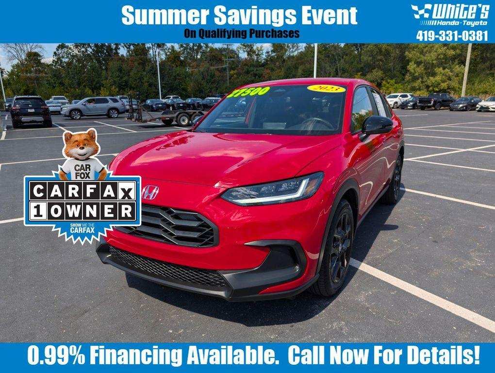 used 2023 Honda HR-V car, priced at $27,500