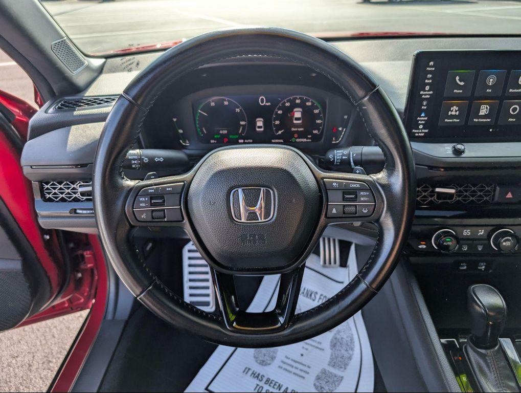 used 2023 Honda Accord Hybrid car, priced at $27,800