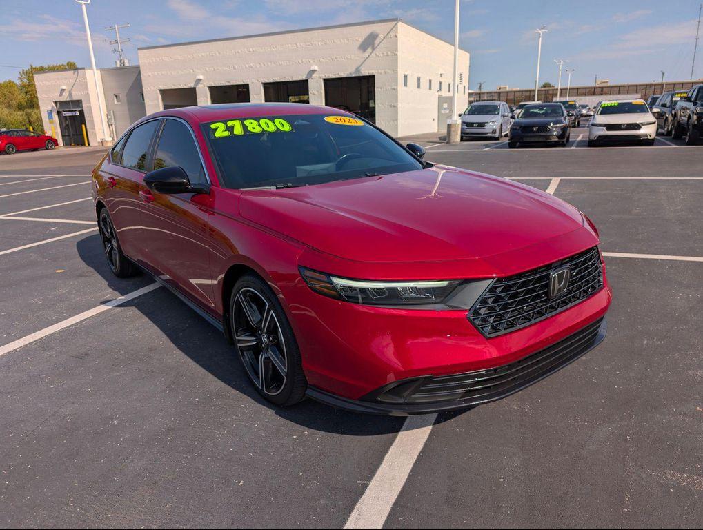 used 2023 Honda Accord Hybrid car, priced at $27,800
