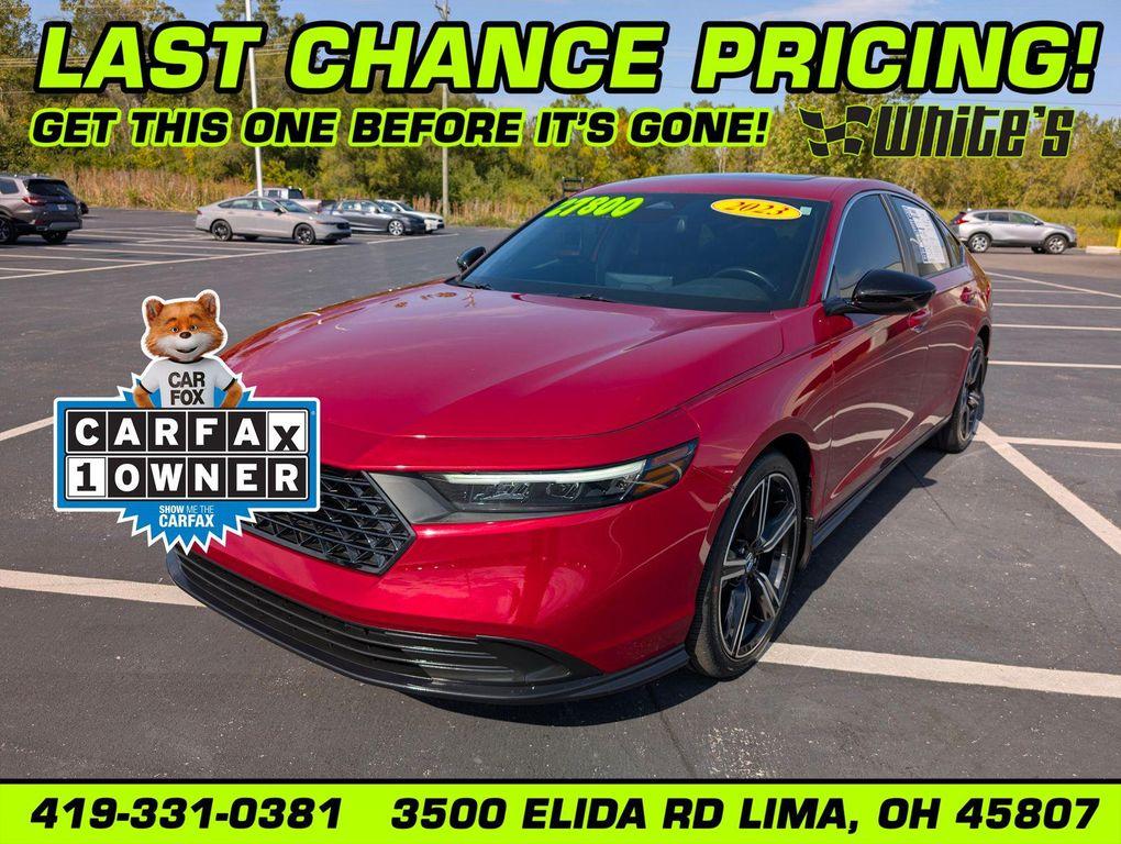 used 2023 Honda Accord Hybrid car, priced at $26,800