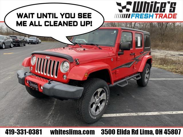 used 2017 Jeep Wrangler Unlimited car, priced at $24,400