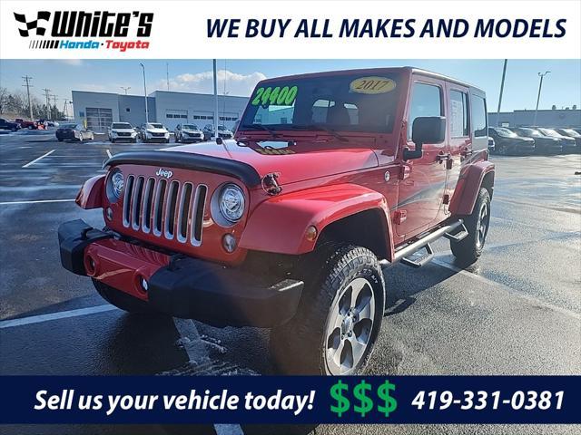 used 2017 Jeep Wrangler Unlimited car, priced at $24,400