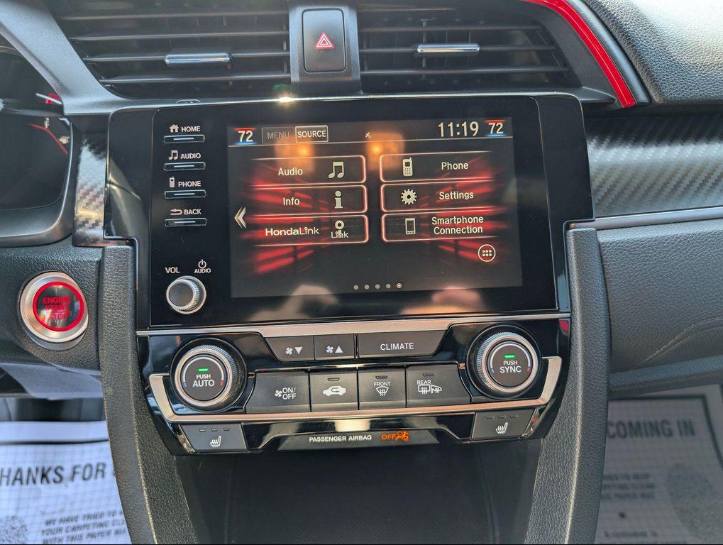 used 2019 Honda Civic Si car, priced at $19,800