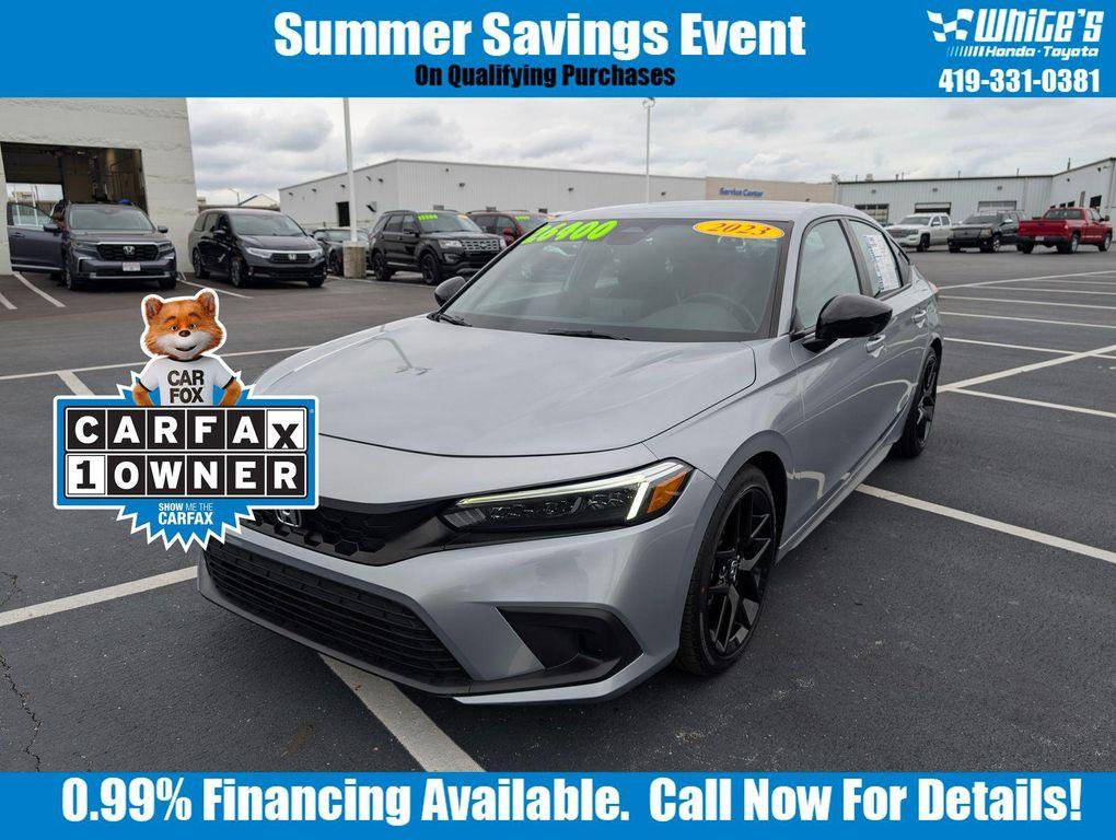 used 2023 Honda Civic car, priced at $26,400
