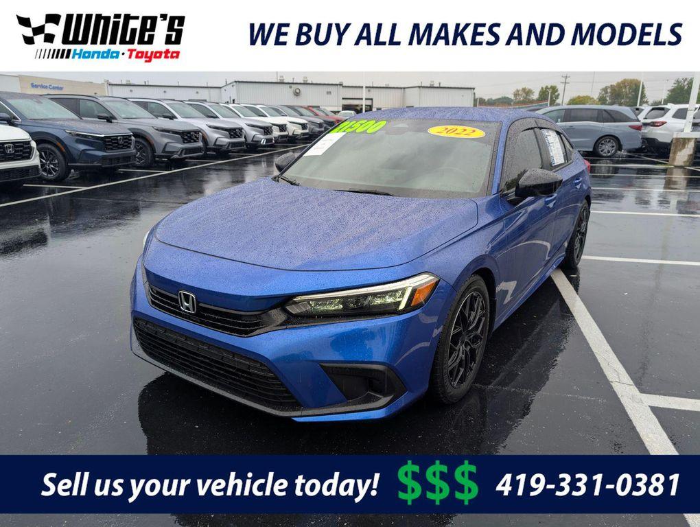 used 2022 Honda Civic car, priced at $21,500