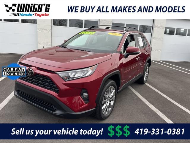 used 2021 Toyota RAV4 car, priced at $29,800