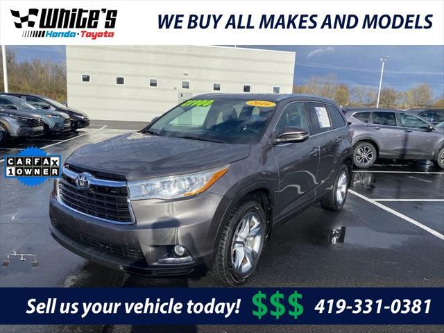 used 2016 Toyota Highlander car, priced at $21,900