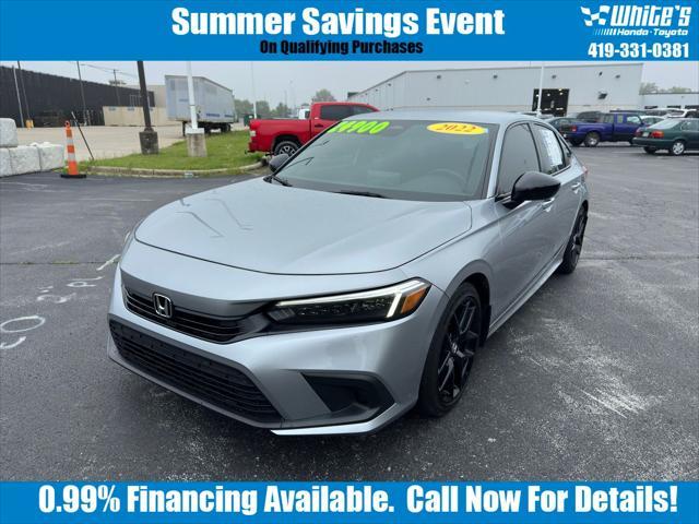 used 2022 Honda Civic car, priced at $24,900