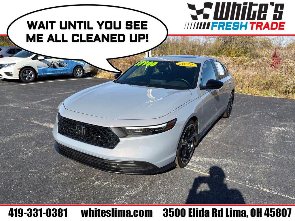 used 2024 Honda Accord Hybrid car, priced at $27,900