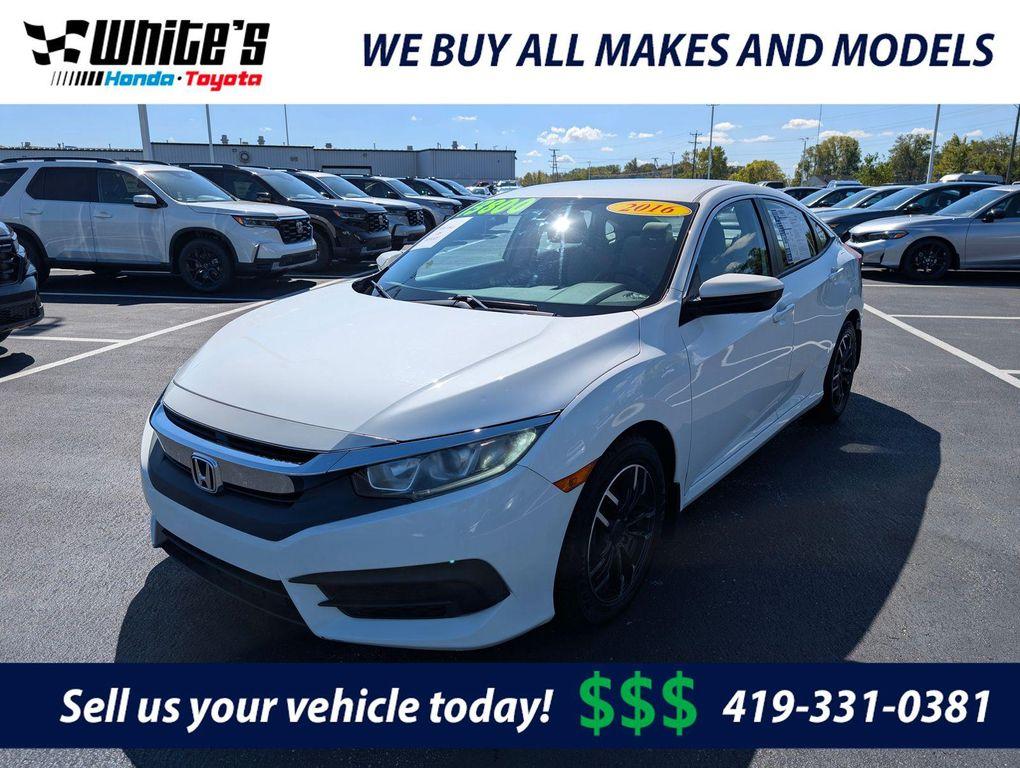 used 2016 Honda Civic car, priced at $13,800