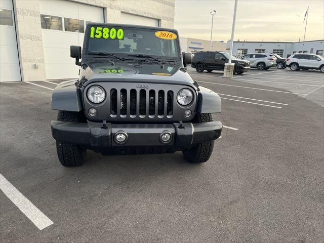 used 2016 Jeep Wrangler car, priced at $15,800