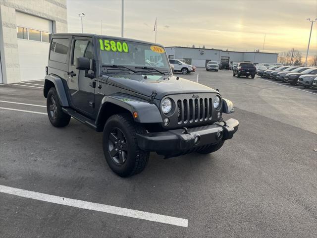 used 2016 Jeep Wrangler car, priced at $15,800