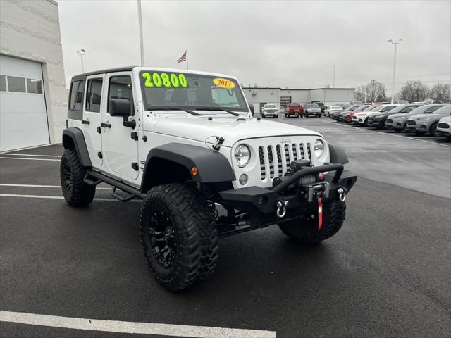 used 2017 Jeep Wrangler Unlimited car, priced at $20,800