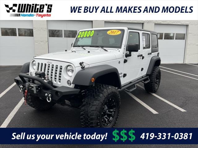 used 2017 Jeep Wrangler Unlimited car, priced at $20,800