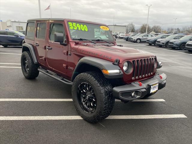 used 2021 Jeep Wrangler Unlimited car, priced at $35,900