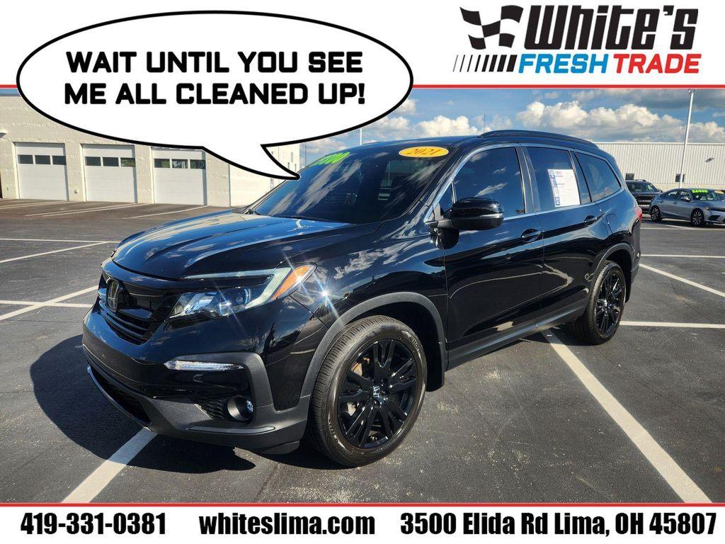 used 2021 Honda Pilot car, priced at $23,800