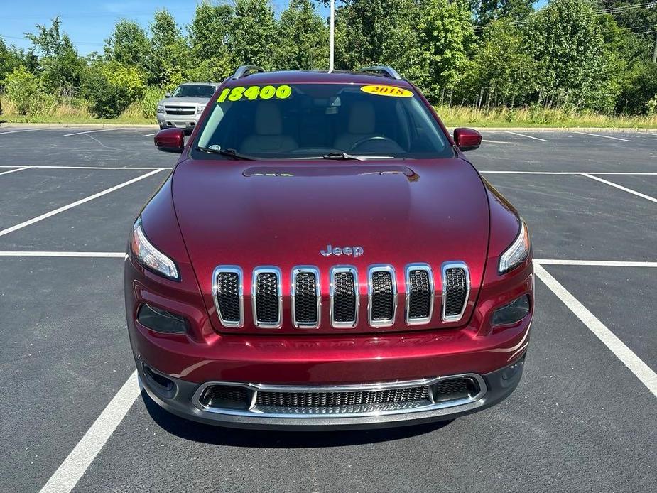 used 2018 Jeep Cherokee car, priced at $18,400