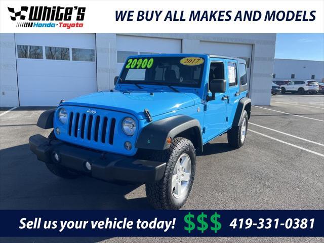 used 2017 Jeep Wrangler Unlimited car, priced at $20,900