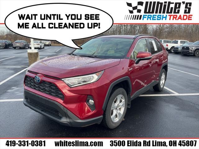 used 2021 Toyota RAV4 Hybrid car, priced at $28,800