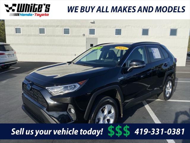 used 2021 Toyota RAV4 Hybrid car, priced at $31,400