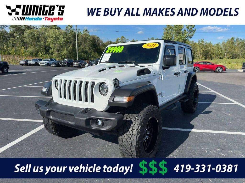 used 2021 Jeep Wrangler Unlimited car, priced at $28,800