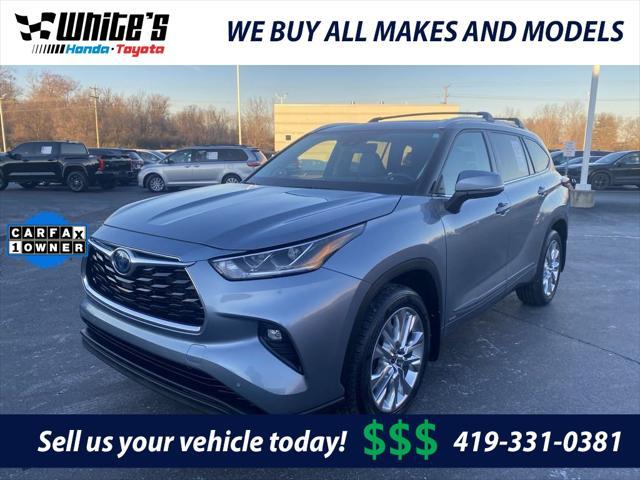 used 2022 Toyota Highlander Hybrid car, priced at $42,800