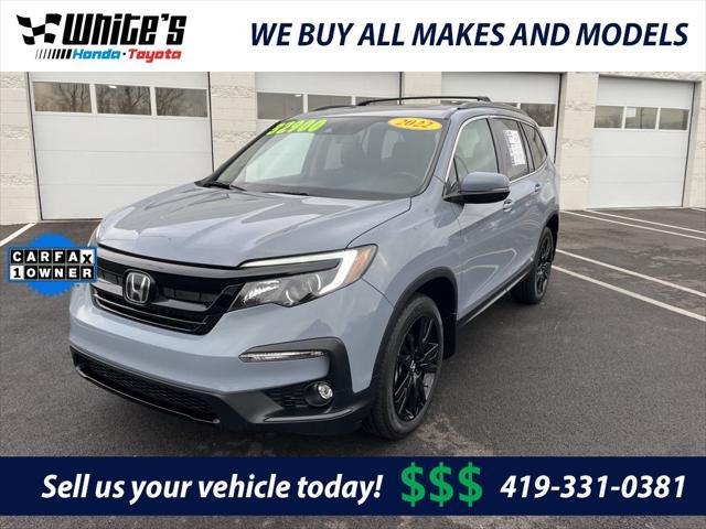 used 2022 Honda Pilot car, priced at $32,900