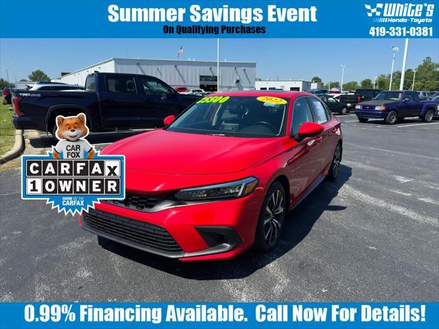used 2022 Honda Civic car, priced at $25,500
