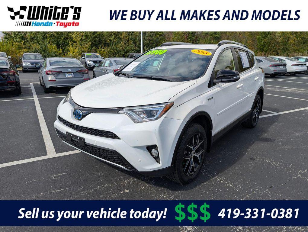 used 2018 Toyota RAV4 Hybrid car, priced at $18,900