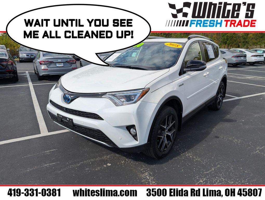 used 2018 Toyota RAV4 Hybrid car, priced at $18,900