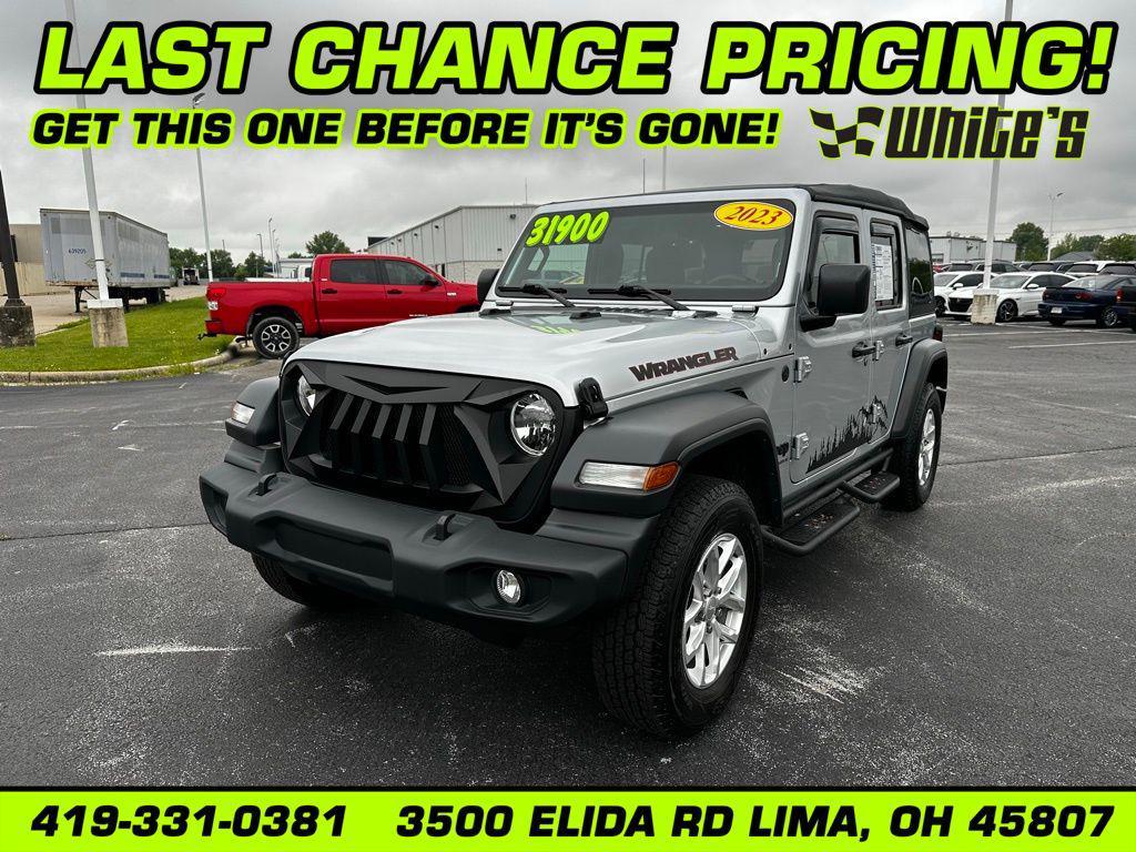 used 2023 Jeep Wrangler car, priced at $29,900