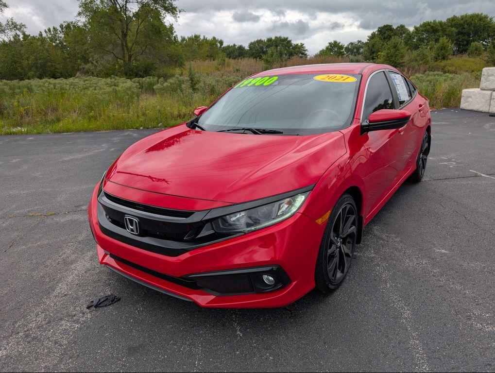used 2021 Honda Civic car, priced at $19,900