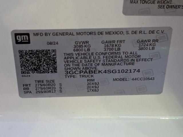 new 2025 Chevrolet Silverado 1500 car, priced at $29,545