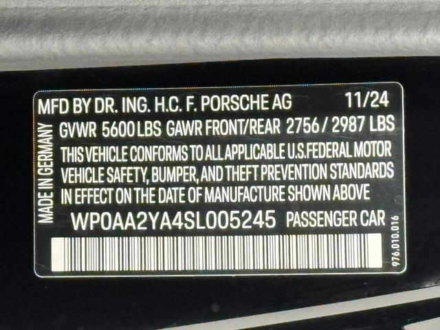 new 2025 Porsche Panamera car, priced at $120,055