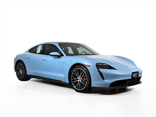 used 2022 Porsche Taycan car, priced at $78,500