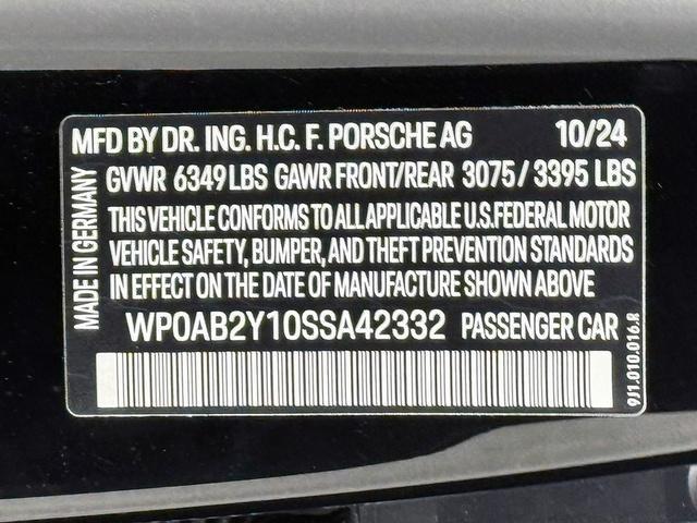 new 2025 Porsche Taycan car, priced at $127,075