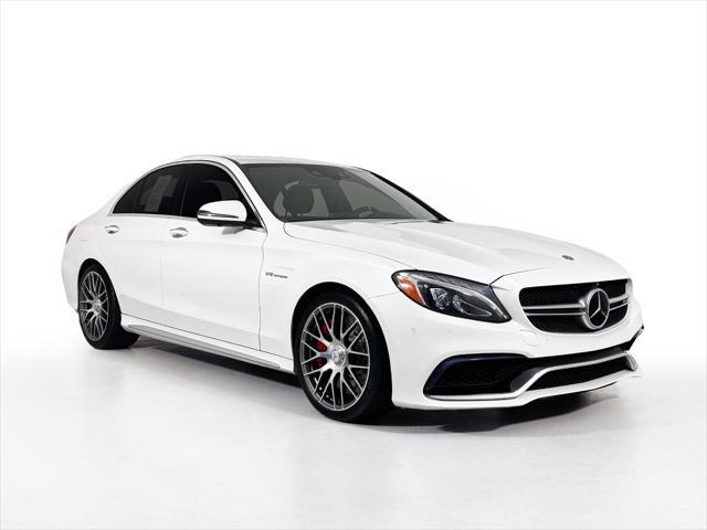 used 2018 Mercedes-Benz AMG C 63 car, priced at $48,900