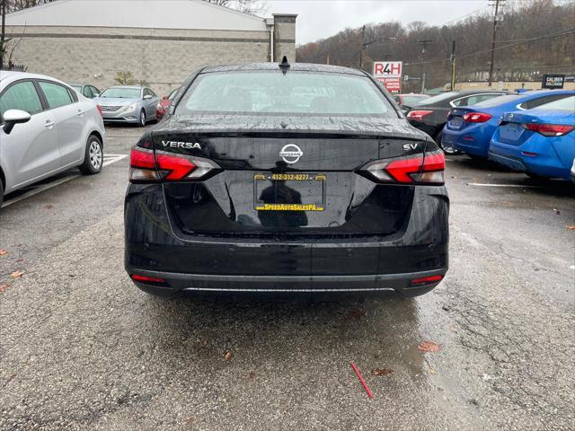 used 2021 Nissan Versa car, priced at $10,500