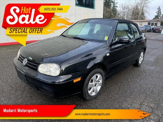 used 2002 Volkswagen Cabrio car, priced at $5,998