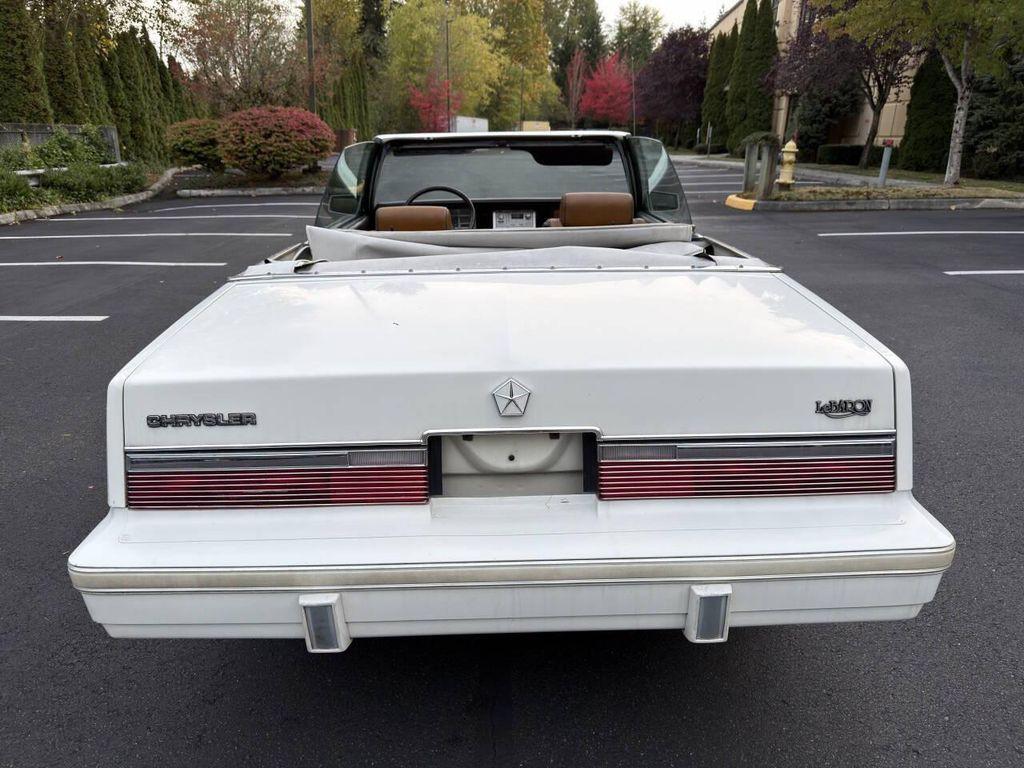 used 1983 Chrysler LeBaron car, priced at $6,998