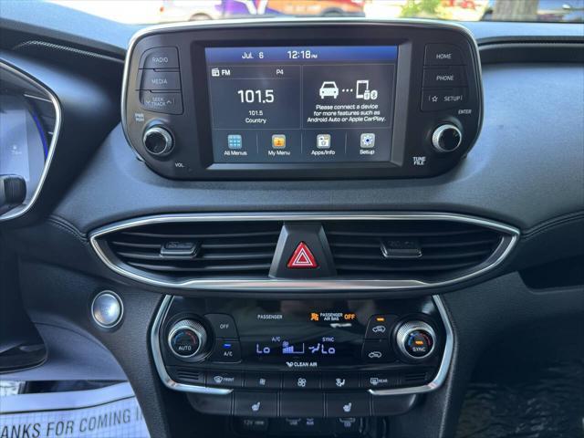 used 2019 Hyundai Santa Fe car, priced at $14,998