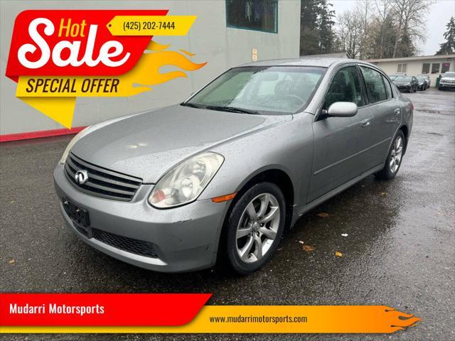 used 2006 INFINITI G35x car, priced at $4,598