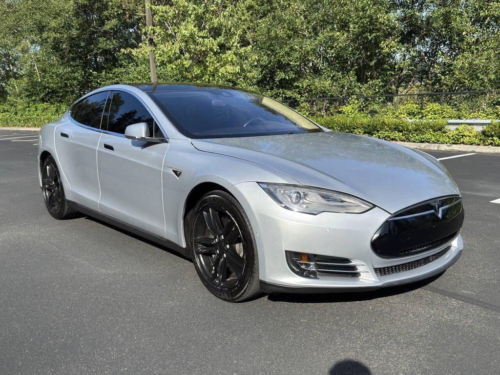 used 2015 Tesla Model S car, priced at $14,998
