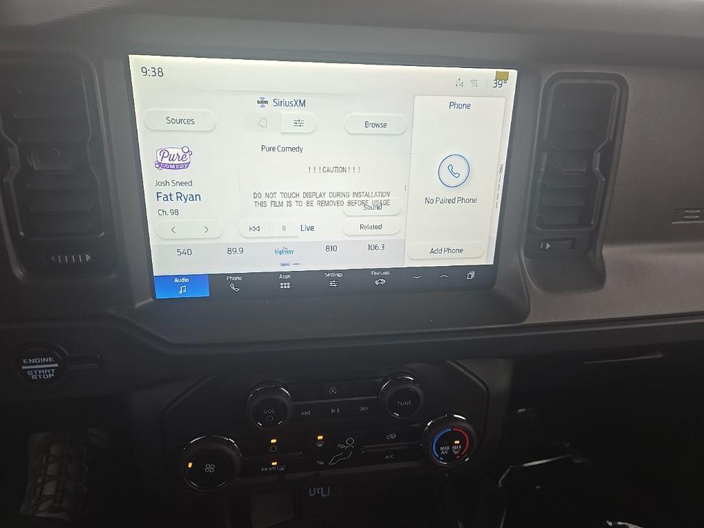 new 2025 Ford Bronco car, priced at $39,785