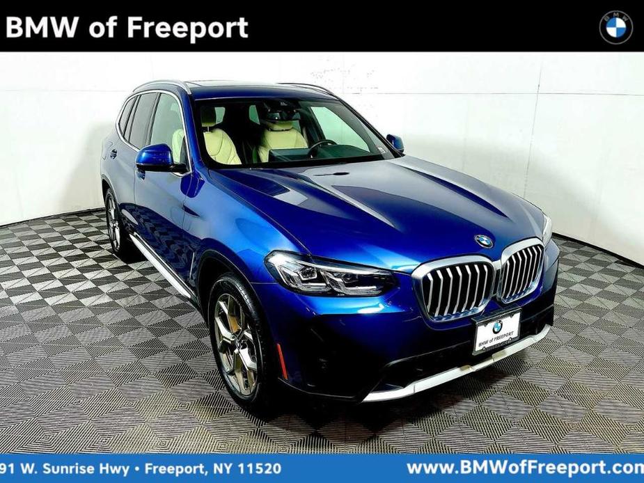 used 2022 BMW X3 car, priced at $34,795