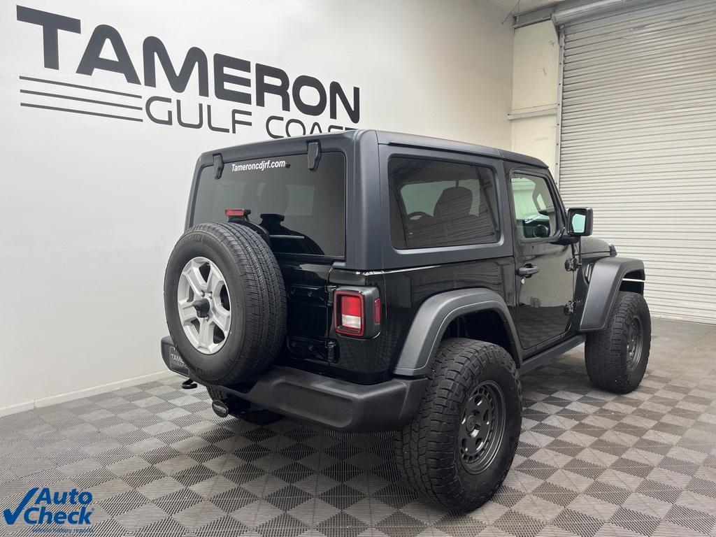 used 2021 Jeep Wrangler car, priced at $30,195