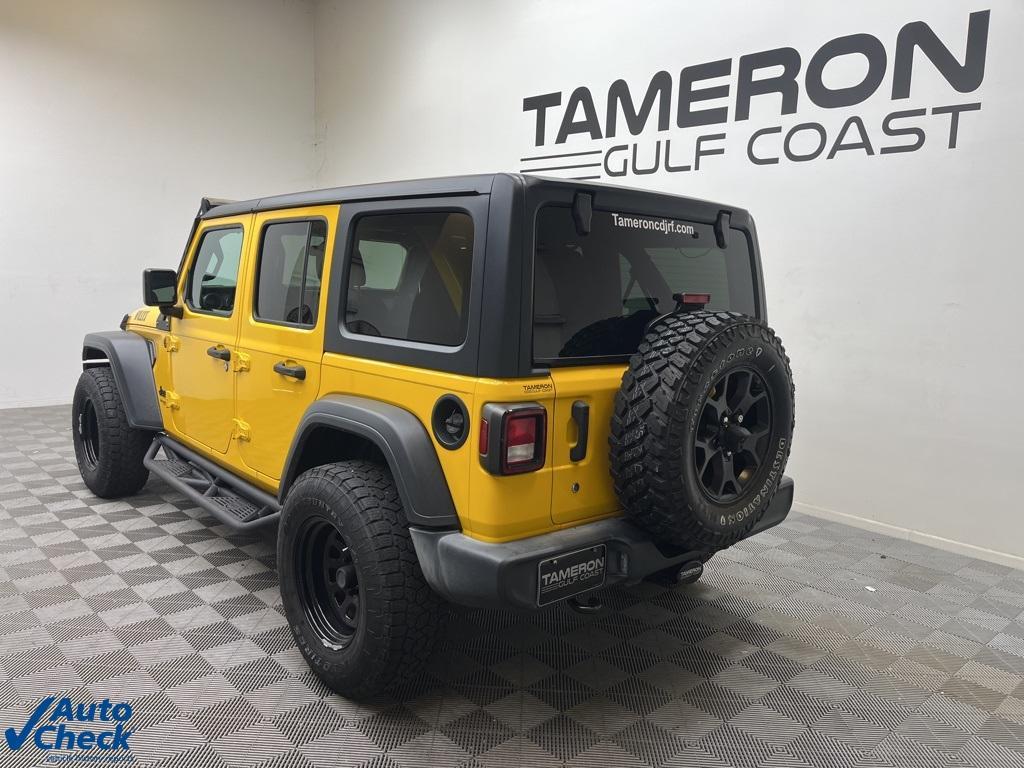 used 2020 Jeep Wrangler Unlimited car, priced at $28,000