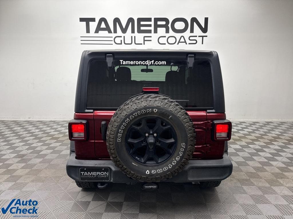 used 2022 Jeep Wrangler car, priced at $28,000