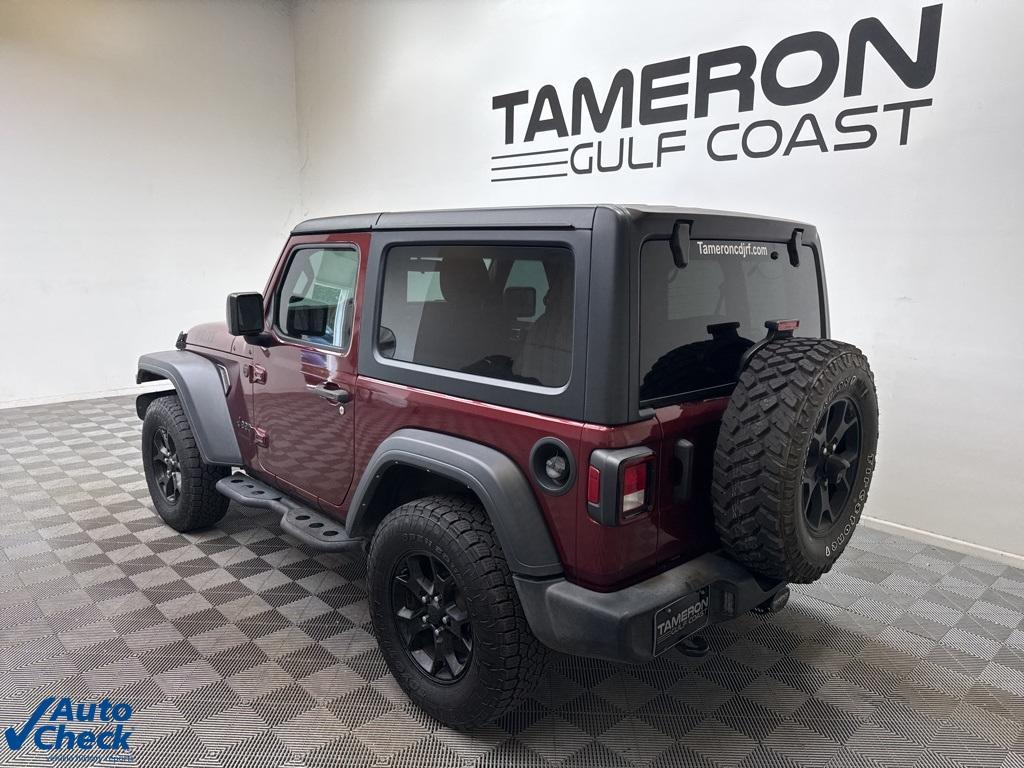 used 2022 Jeep Wrangler car, priced at $28,000