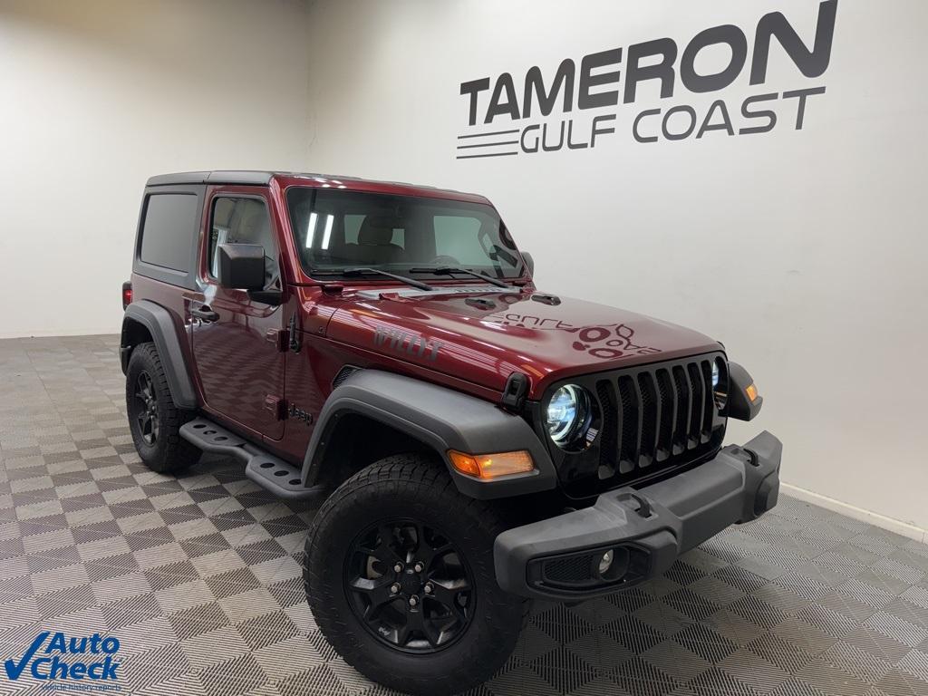 used 2022 Jeep Wrangler car, priced at $28,000